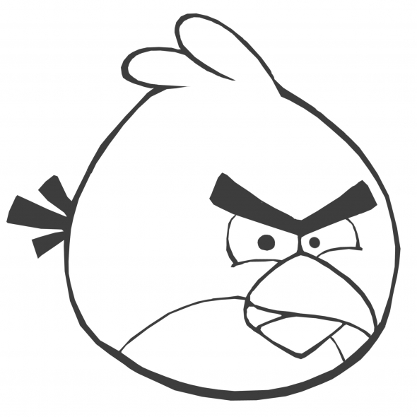 Kidsnfun.de 42 Ausmalbilder von Angry Birds