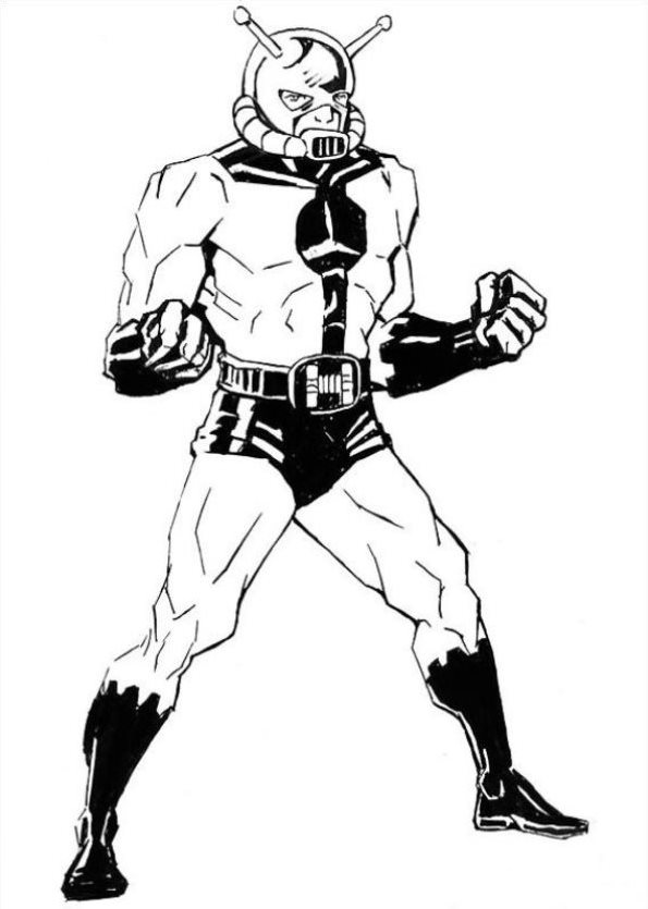Marvel Yellow Jacket Coloring Pages Marvel Yellow Jacket Coloring Pages