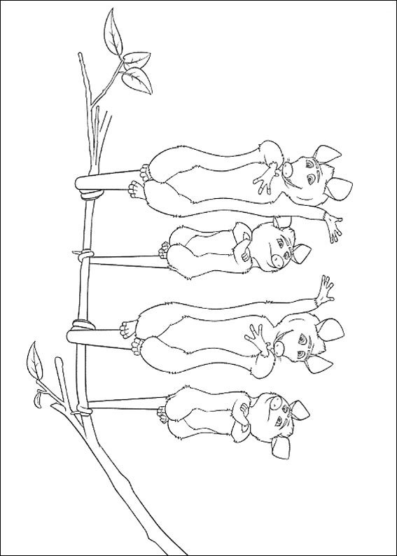 Kidsnfun.de Malvorlage Ab durch die Hecke Ab durch die