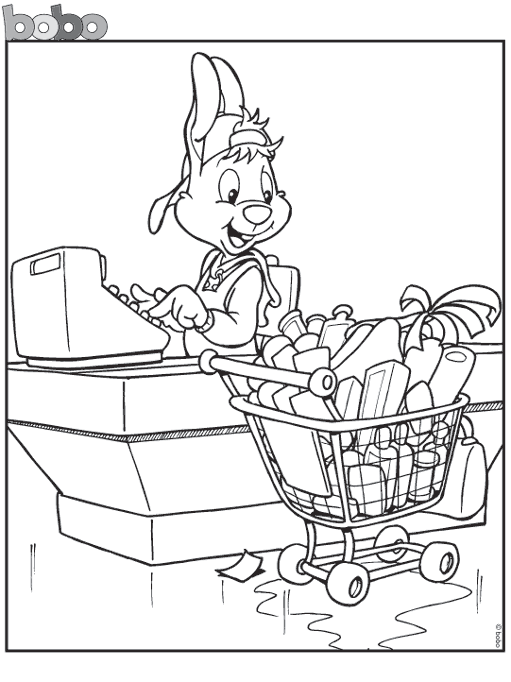 Kidsnfun.de 10 Ausmalbilder von Bobo