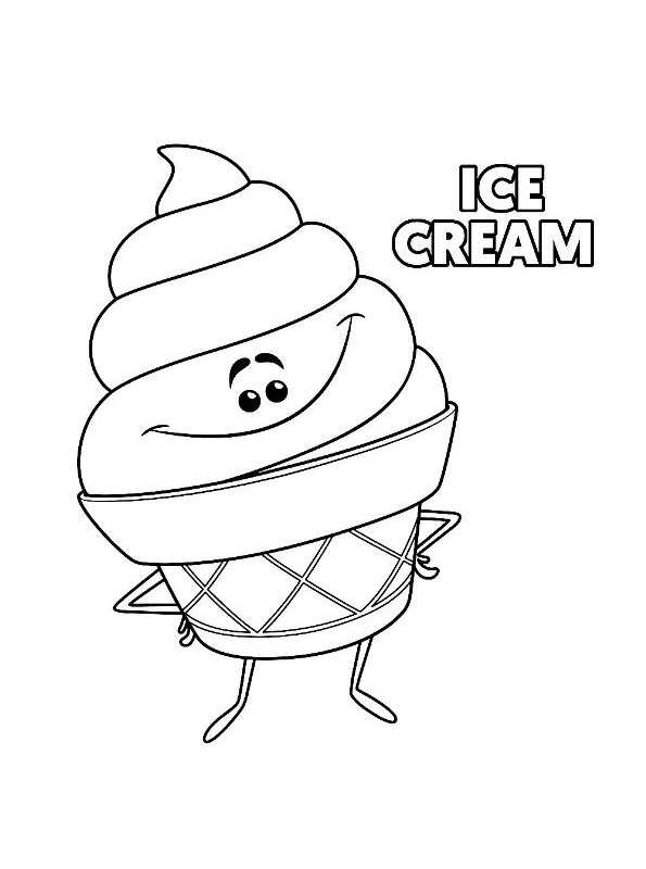 kidsnfunde  malvorlage emoji movie icecream emoji movie