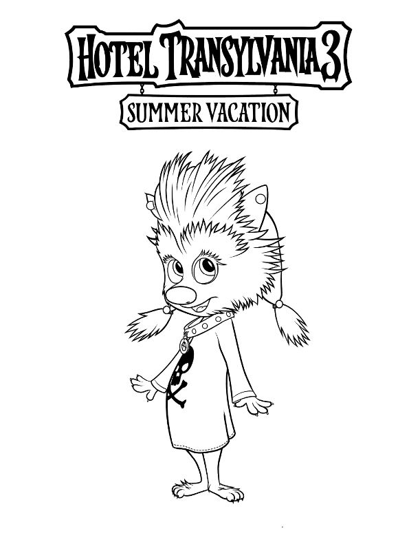 Kids-n-fun.de | 13 Ausmalbilder von Hotel Transylvania 3 Summer vacation