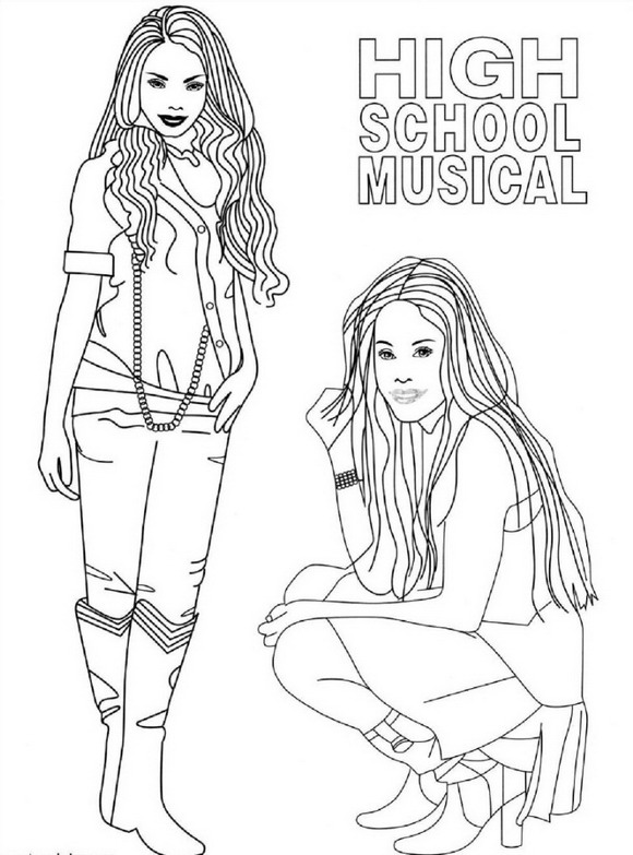 Kids-n-fun.de | Malvorlage High School Musical High School Musical