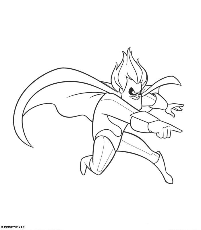 Kidsnfun.de Malvorlage Die Unglaublichen Die Unglaublichen