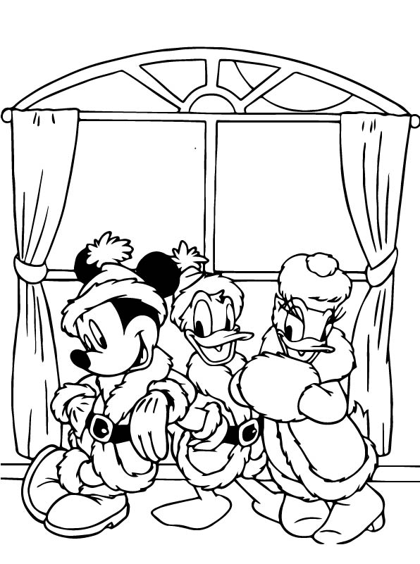 kidsnfunde  48 ausmalbilder von weihnachten disney