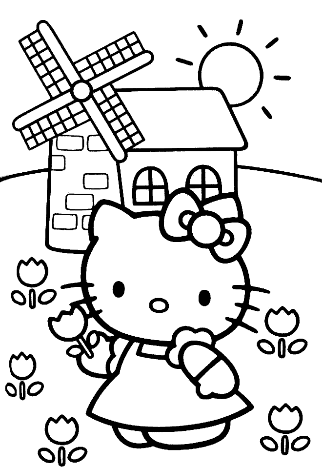 Kidsnfun.de  54 Ausmalbilder von Hello Kitty