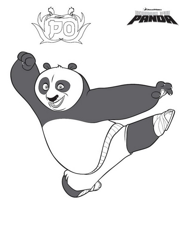 kidsnfunde  malvorlage kung fu panda kung fu panda