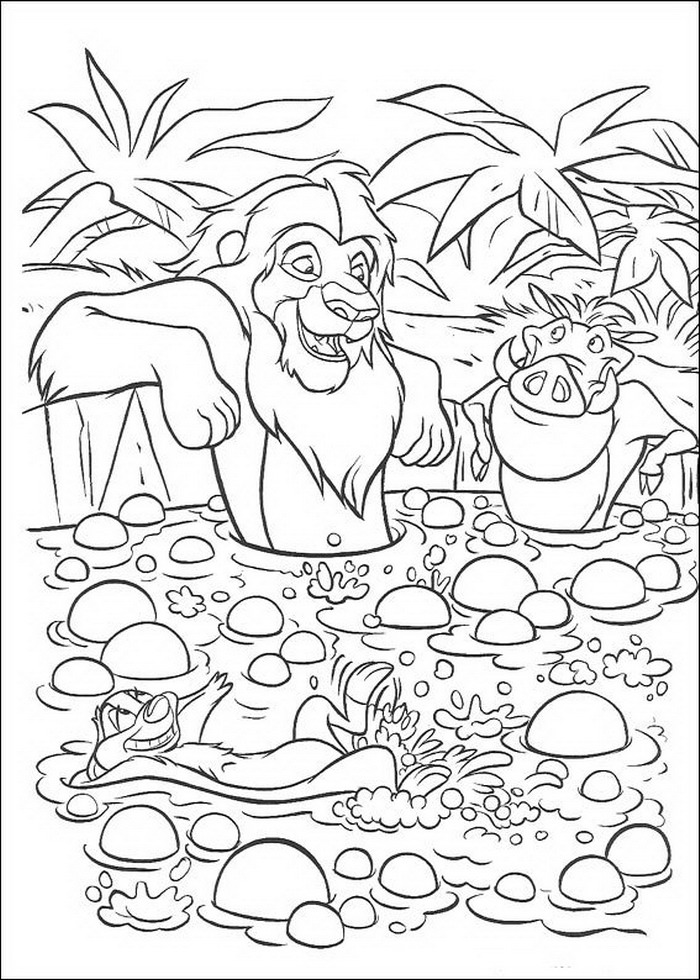 kidsnfunde  malvorlage der könig der löwen der könig