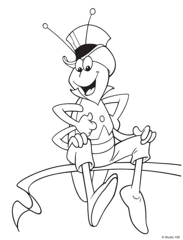 Kids-n-fun.de | 55 Ausmalbilder von Biene Maja