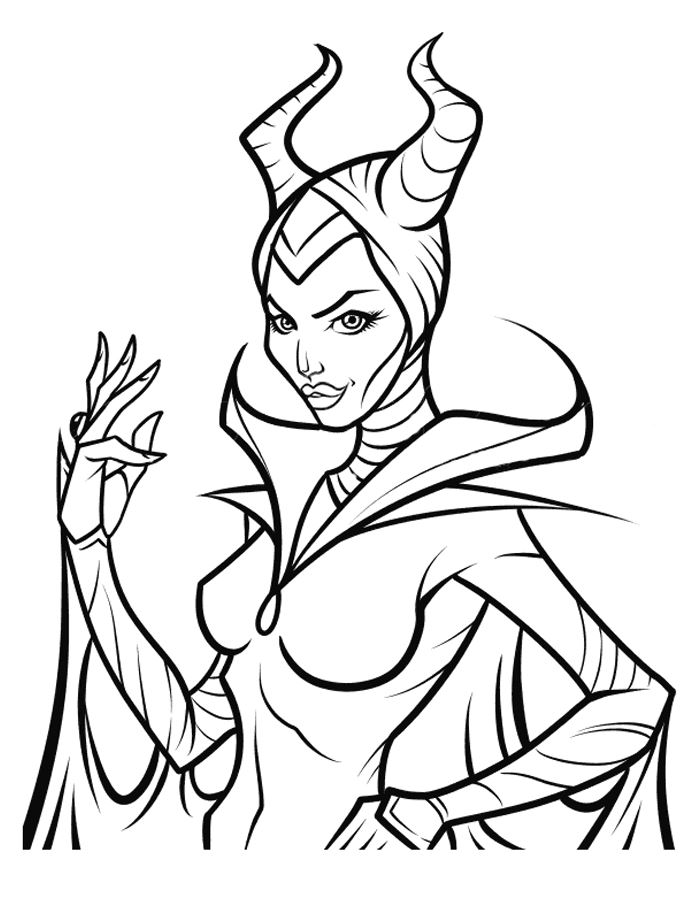 maleficent movie coloring pages - photo #3