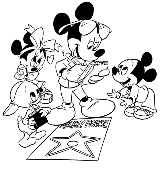 kidsnfunde  malvorlage mickey mouse mickey mouse