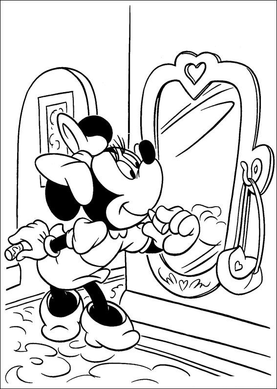 Kids-n-fun.de | Malvorlage Minnie Mouse Minnie Mouse