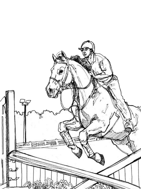 Kids-n-fun.de | Malvorlage Pferde Pferde