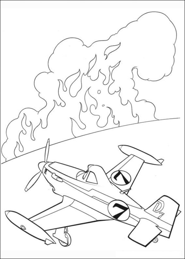 Kidsnfun.de 69 Ausmalbilder von Planes 2