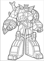 Ausmalbild Power Rangers