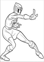 Ausmalbild Power Rangers