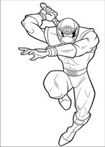 Ausmalbild Power Rangers