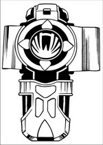 Ausmalbild Power Rangers