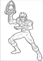 Ausmalbild Power Rangers