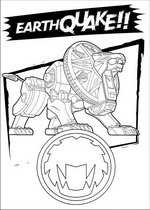 Ausmalbild Power Rangers