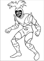 Ausmalbild Power Rangers