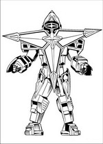 Ausmalbild Power Rangers