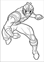 Ausmalbild Power Rangers