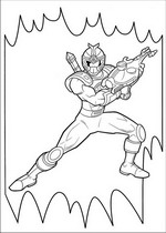 Ausmalbild Power Rangers
