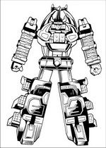 Ausmalbild Power Rangers