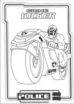 Ausmalbild Power Rangers