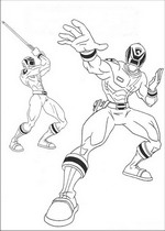 Ausmalbild Power Rangers