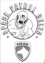 Ausmalbild Power Rangers