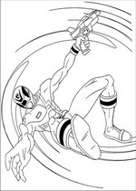 Ausmalbild Power Rangers
