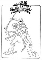 Ausmalbild Power Rangers