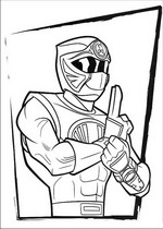 Ausmalbild Power Rangers