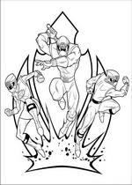 Ausmalbild Power Rangers