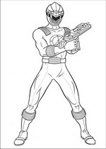 Ausmalbild Power Rangers