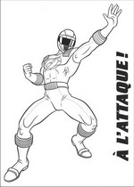 Ausmalbild Power Rangers
