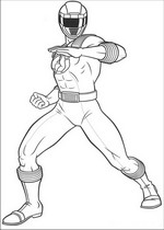 Ausmalbild Power Rangers