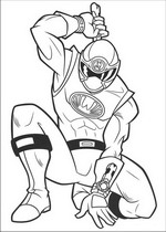 Ausmalbild Power Rangers