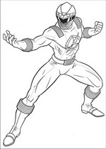 Ausmalbild Power Rangers