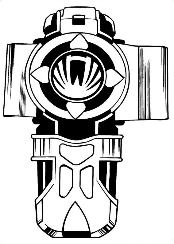 Kids-n-fun.de | Malvorlage Power Rangers Power Rangers