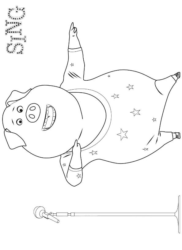 Kidsnfun.de 31 Ausmalbilder von Sing