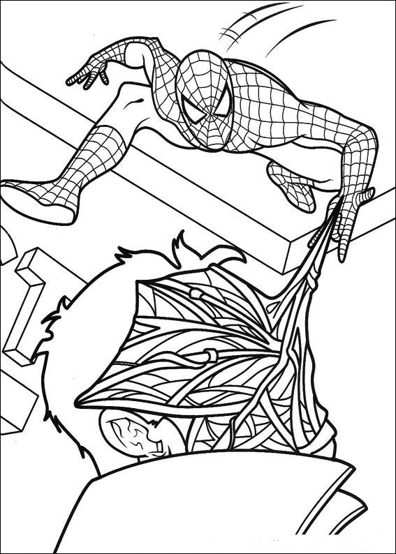 kidsnfunde  27 ausmalbilder von spiderman