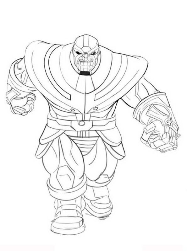 Kids-n-fun.de | Malvorlage Thanos Thanos