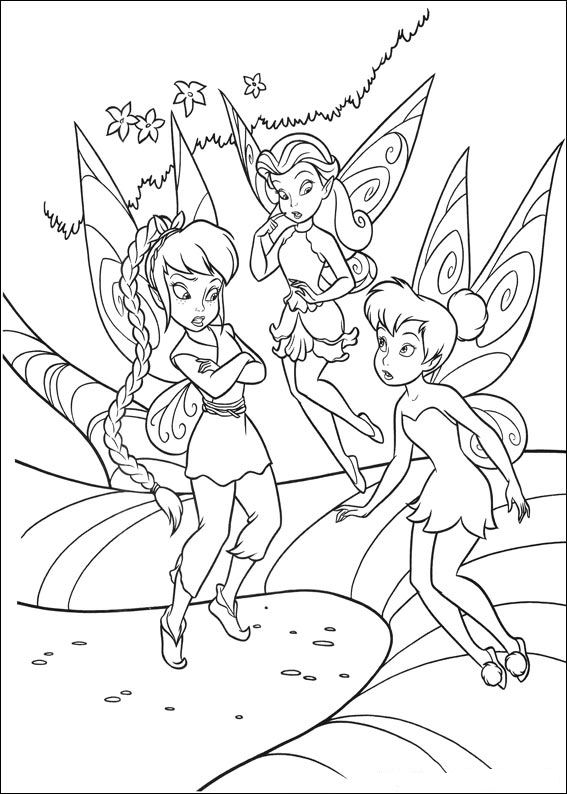 Kids-n-fun.de | 58 Ausmalbilder von Tinker bell