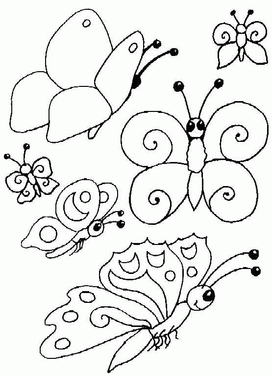 kidsnfunde  56 ausmalbilder von schmetterlinge