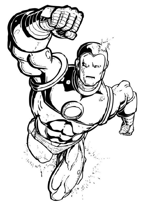 kidsnfunde  persönliche malvorlage erstellen iron man