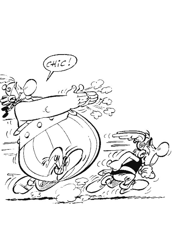 Kidsnfun.de Malvorlage Astrix und Obelix Astrix und Obelix