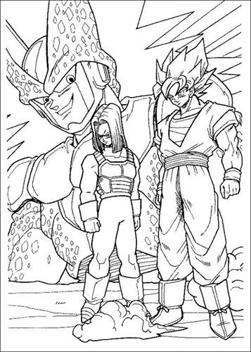 Ausmalbilder Dragon Ball Z 80  Goku desenho, Páginas para colorir, Desenhos  swag